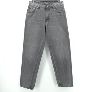 Levi's Mens Jeans 550 '92 W30 L30 Gray Relaxed Tapered Denim